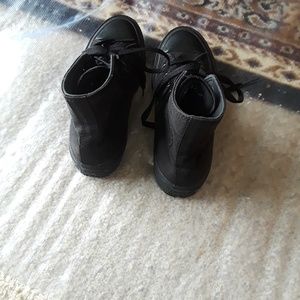 Converse Black with Lunarlon